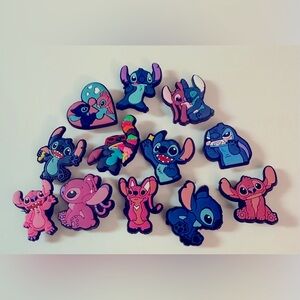 BOGO NEW 12 Lilo and Stitch Croc Charms Shoe Charm Jibbit Disney Croc Charms